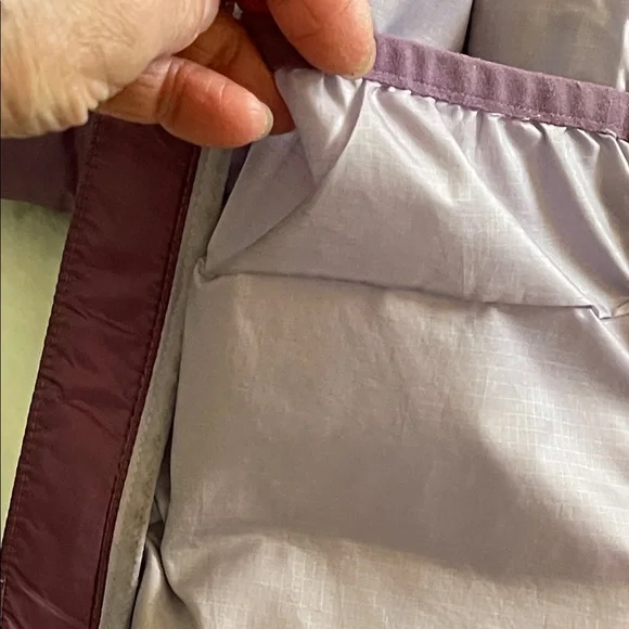 REI 2tone Lavender Hooded Puffer Jacket SZ 6-7 - Picture 6 of 7